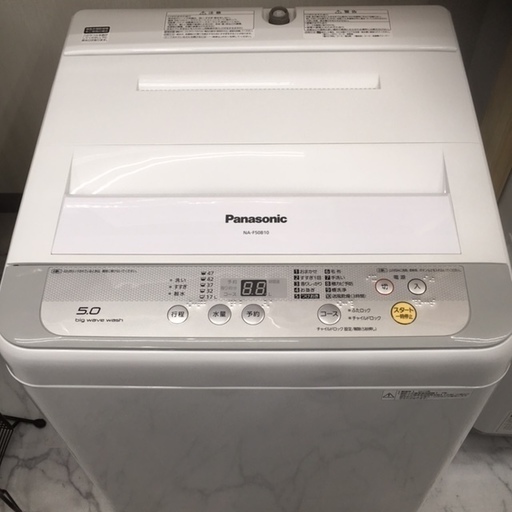 パナソニック NA-F50B10 5ｋ 洗濯機 2017年 K114