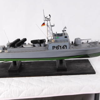 ティーガー級ミサイル艇 ドイツ船 模型 木製 P6141 大型船...