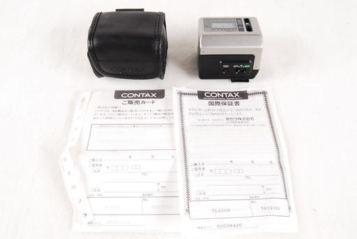 CONTAX　コンタックス  TLA200 ストロボ ソフトケース付　保証書付　アントレ