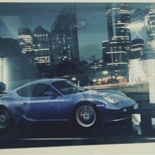 PORSCHE Cayman S ポスター