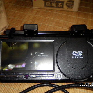 DVDプレーャー７型モニターステーサービス入力あり３５８０円