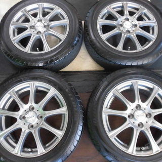 山しっかり！！ヴィツァー フォーミュラーX 185/60R15付き★DOS 5.5J+42 100-4穴★カローラ フィールダー ヴィッツ スイフト フィット等   