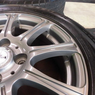 山しっかり！！ヴィツァー フォーミュラーX 185/60R15付き★DOS 5.5J+42 100-4穴★カローラ フィールダー ヴィッツ スイフト フィット等   