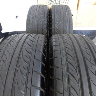 山しっかり！！ヴィツァー フォーミュラーX 185/60R15付き★DOS 5.5J+42 100-4穴★カローラ フィールダー ヴィッツ スイフト フィット等   