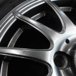 山しっかり　BS　185/65R14付き★Claire　5.5J+38　100-4穴★カローラ スパシオ モビリオ ヴィッツ フィット ウイングロード シエンタ等   