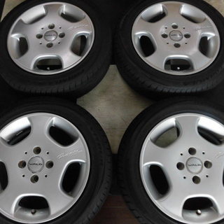 タイヤ山しっかり！！ＷＡＬＤ　ドゥシャトレⅡ　5Ｊ＋35　100-4穴★155/65Ｒ14中古付き★N-BOX N-WGN ミラ アルト等のローダウン車に