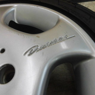 タイヤ山しっかり！！ＷＡＬＤ　ドゥシャトレⅡ　5Ｊ＋35　100-4穴★155/65Ｒ14中古付き★N-BOX N-WGN ミラ アルト等のローダウン車に