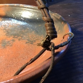 初代 中村道年 赤楽 菓子器