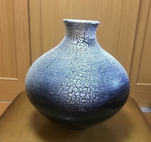 レア 骨董品 壺 花瓶 青 陶印 淳 アンティーク 陶芸 陶器 磁器 焼き物 ツボ ブルー 置物 ももんが 雑色のインテリア雑貨 小物 花瓶 の中古あげます 譲ります ジモティーで不用品の処分