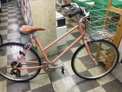 [5623]tokyobike　トーキョーバイク　シティクルーザー　26×1.15　外装7段変速　ピンク