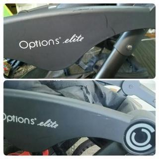 カーペンター 舞姫 120 ディアブロホワイト Carpenter-再値下げ🔴早い者勝ち❗コルクラフト コントゥアーズ二人乗りベビーカー