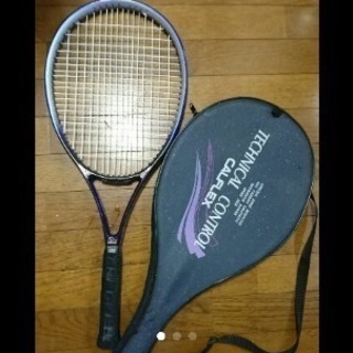 テニスラケット カバー付き