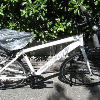 クロスバイク 新車 21段 アルミフレーム