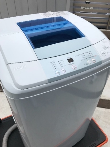 取引中です。2016年製ハイアール全自動洗濯機5キロ美品！千葉県内配送無料！設置無料！