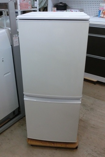 【販売終了しました。ありがとうございます。】シャープ　2ドア　冷凍冷蔵庫　SJ-14Y　2013年製　中古品