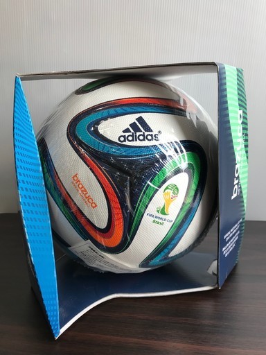 新品 adidas サッカーボール 2014 ワールドカップ 公式試合球 5号 未使用 箱付き 調布市
