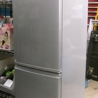 札幌市 美品 シャープ ２ドア冷蔵庫 167Ｌ SJ-17Y-S つけかえどっちでもドア 2014年製