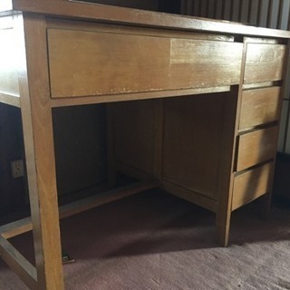 木製の机