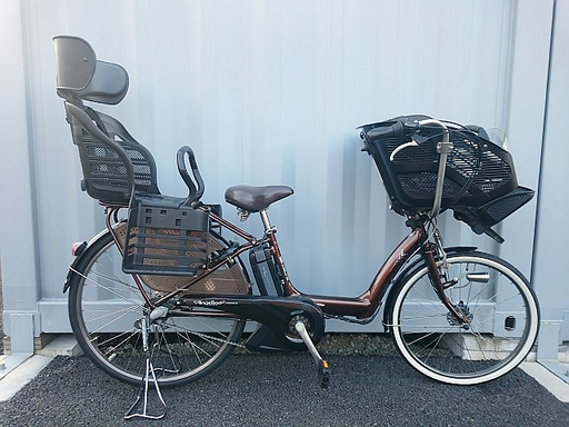 【商談中】【中古】電動アシスト自転車 ブリヂストン アンジェリーノ アシスタDX 【２人乗せ】