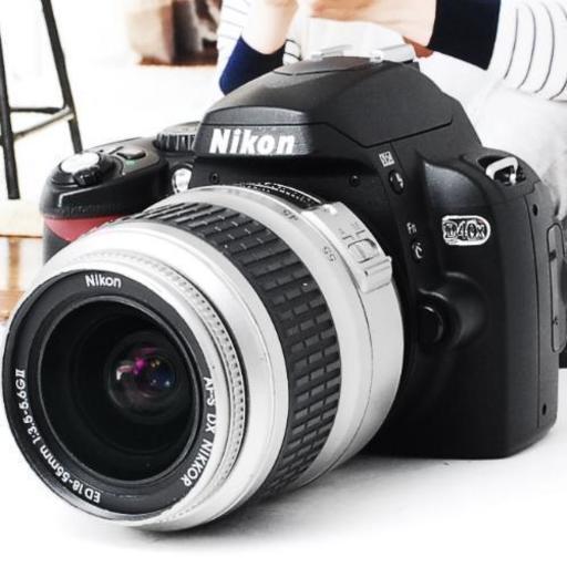 ◆スマホに送れる ビギナー、女性に◆ニコン Nikon D40X レンズ付き！簡単操作！ゆうパック代引き発送！送料、代引き手数料無料！