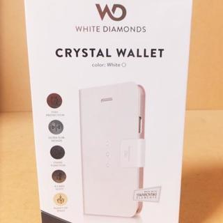 ☆	WHITE DIAMONDS Crystal Wallet White 1322TRI47 iPhone6 Plusケース◆スワロフスキー社製クリスタルがキラリ輝く - 売ります・あげます