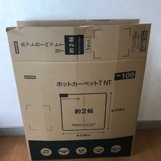 電気カーペット 開封済未使用(取り引き中)