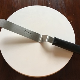 パレットナイフ&回転皿(1回のみ使用)