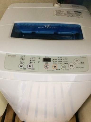 ハイアール洗濯機 2015年版 1年間使用