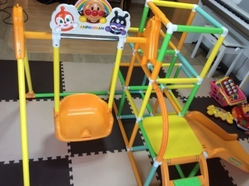 値下げ ジャングルジム、滑り台付き