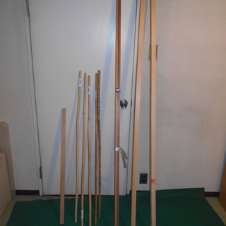 角材と竹の棒