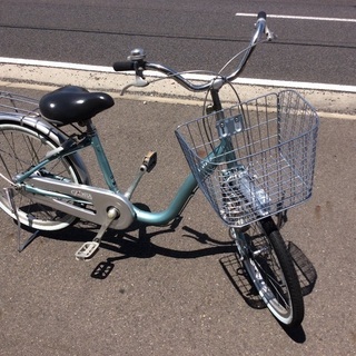 BS水色２２インチ中古自転車 自転車店整備済
