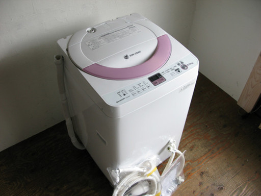 2013年製◇シャープ◇全自動洗濯機 6.0kg 穴なしステンレス槽 風乾燥[ES-GE60N]