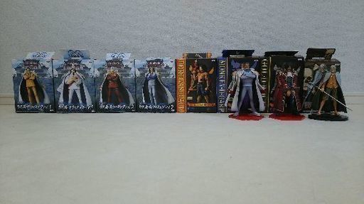 DX海軍フィギュアVoI.1～2\u0026Dの称号Ⅰ～Ⅱ\u0026THE GRANDLINE MEN Vol6セット