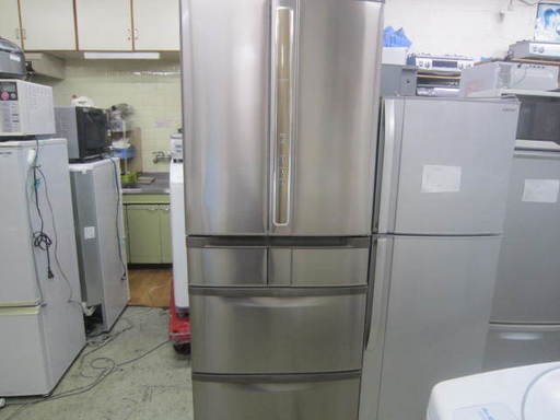 値下げしました！日立冷蔵庫451L　製氷機能付 観音開きドア 　２００８年製 R-SF45XM