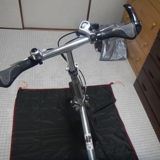 DAHON ダホン metro メトロ 6速 シルバー 変速機ALTUS交換 バーエンドブルホーン化 輪行袋おまけ 無料配達可！