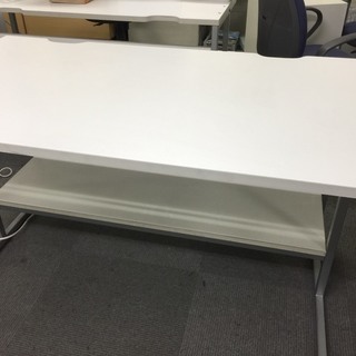 オフィス用テーブル　白