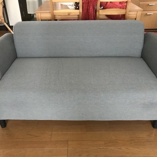 IKEA2人掛けソファ, グレー（引き取りに来てくださる方）