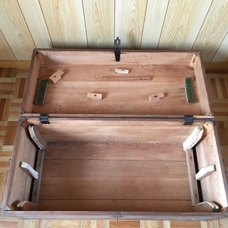 ★値下げ！　Folding American organ (折りたたみリードオルガン) の収納箱 (ディスプレイ、物入れ等に) ☆値下げ！ Folding American organ (折りたたみリードオルガン) の