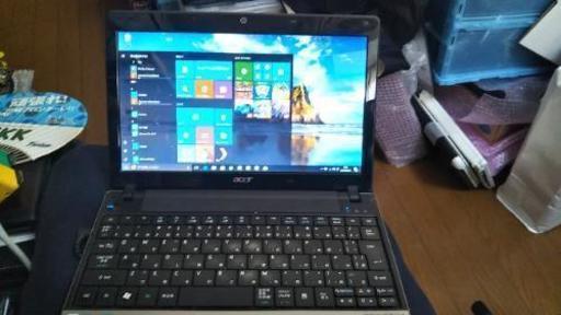 (完売御礼)ACER ウルトラネットブック 11.6インチWIDE  Windows10