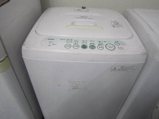 TOSHIBA洗濯機４．２キロ　２００９年製　AW-304