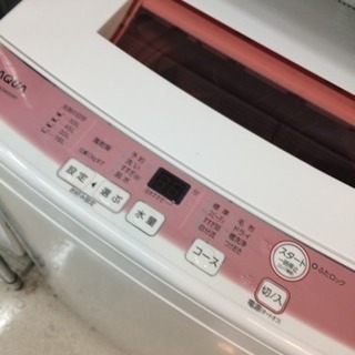 AQUA 6.0kg洗濯機 2016年 AQW-KS60D