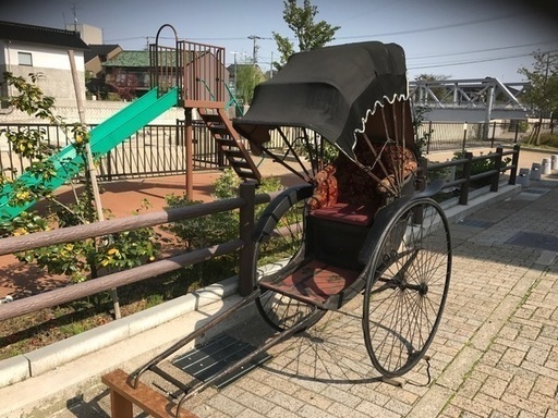 ★早い者勝ち！ ☆明治時代製造　中古１人乗り人力車　展示用・イベント用