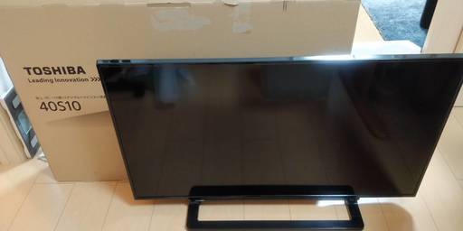 液晶テレビ　REGZA【レグザ】　４０インチ　４０S１０　2016年５月購入