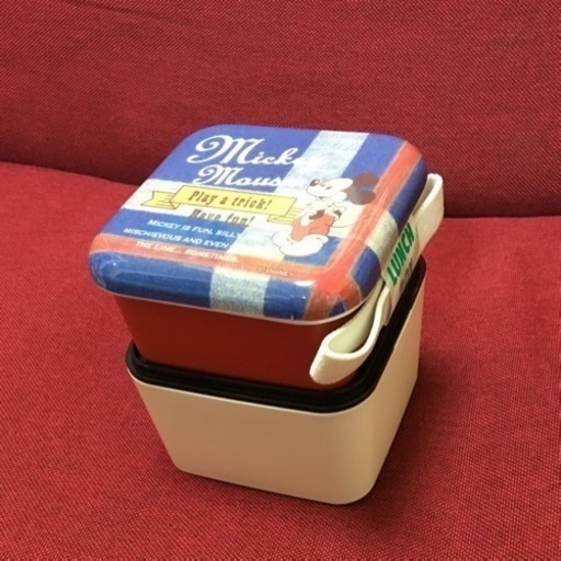 お弁当箱 2段 ミッキーマウス ミッキー 船堀の子供用品の中古あげます 譲ります ジモティーで不用品の処分