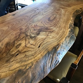 【希少！】欅 ケヤキ 1枚板 テーブル