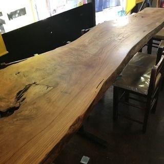 【希少！】欅 ケヤキ 1枚板 テーブル