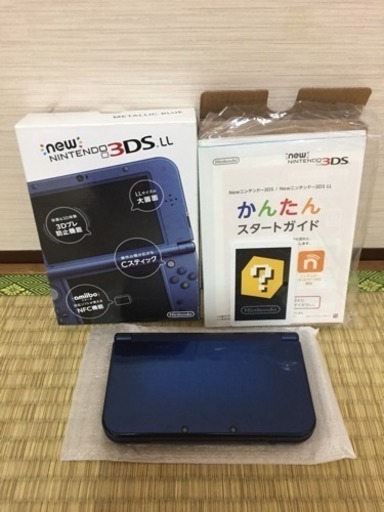 美品 New ニンテンドー3DS LL メタリックブルー