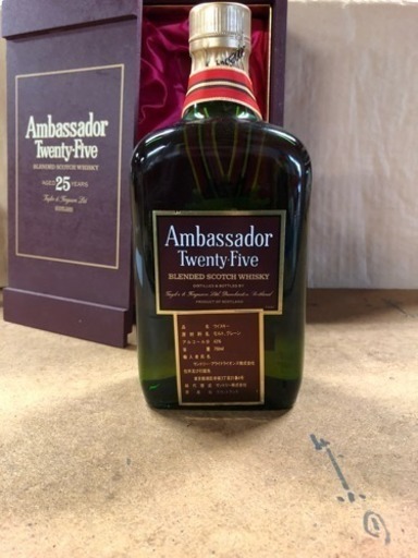 Ambassador Twenty-Five 25年熟成 箱入保管品 ウィスキー アンバサダー25年ウィスキー Ambassador Twenty-Five 25年熟成 箱入