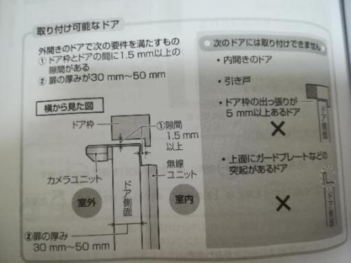 Panasonicドアモニ新品同様です‼️値下げしました↓↓