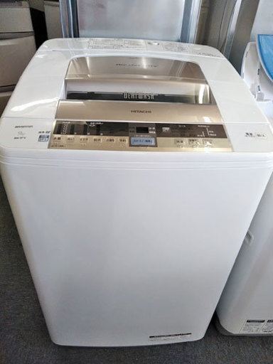 OM-204【送料格安・保証付！】  9.0kg洗濯機　日立　2014年製　BW-9TV　【中古】！